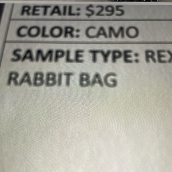 NWT JOCELYN GREY LEOPARD RABBIT FUR BUCKET PURSE - Picture 7 of 8